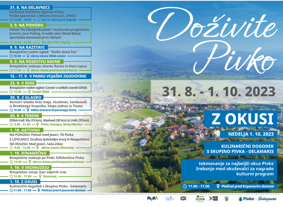 Doživi Pivko skupaj z opisom dogajanja